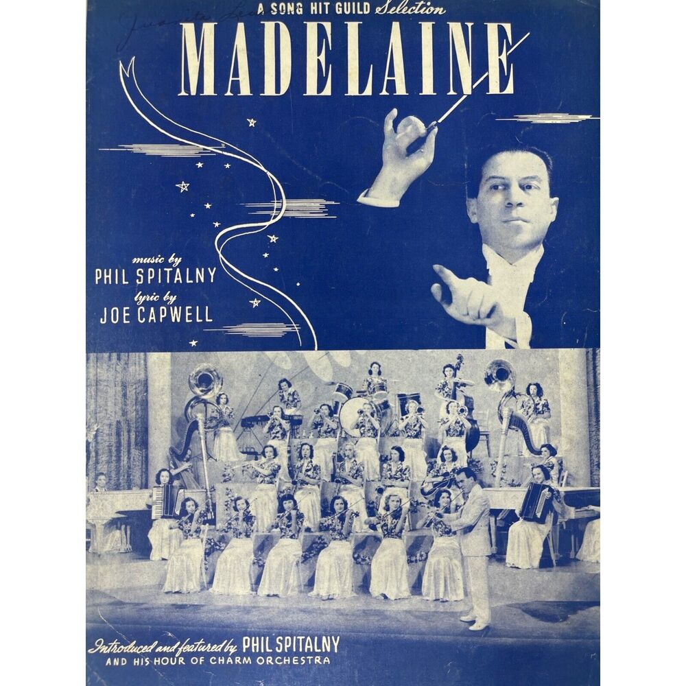 1941 Madelaine Sheet Music Phil Spitalny‎ Hour of Charm Orchestra Joe Capwell